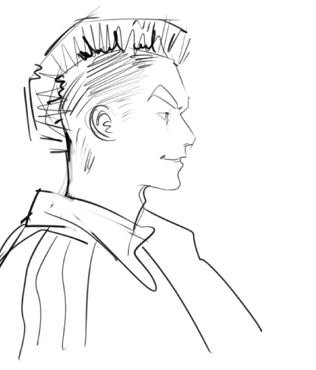 bonus bokuto with a mohawk aka my fucking sleep paralysis demon 