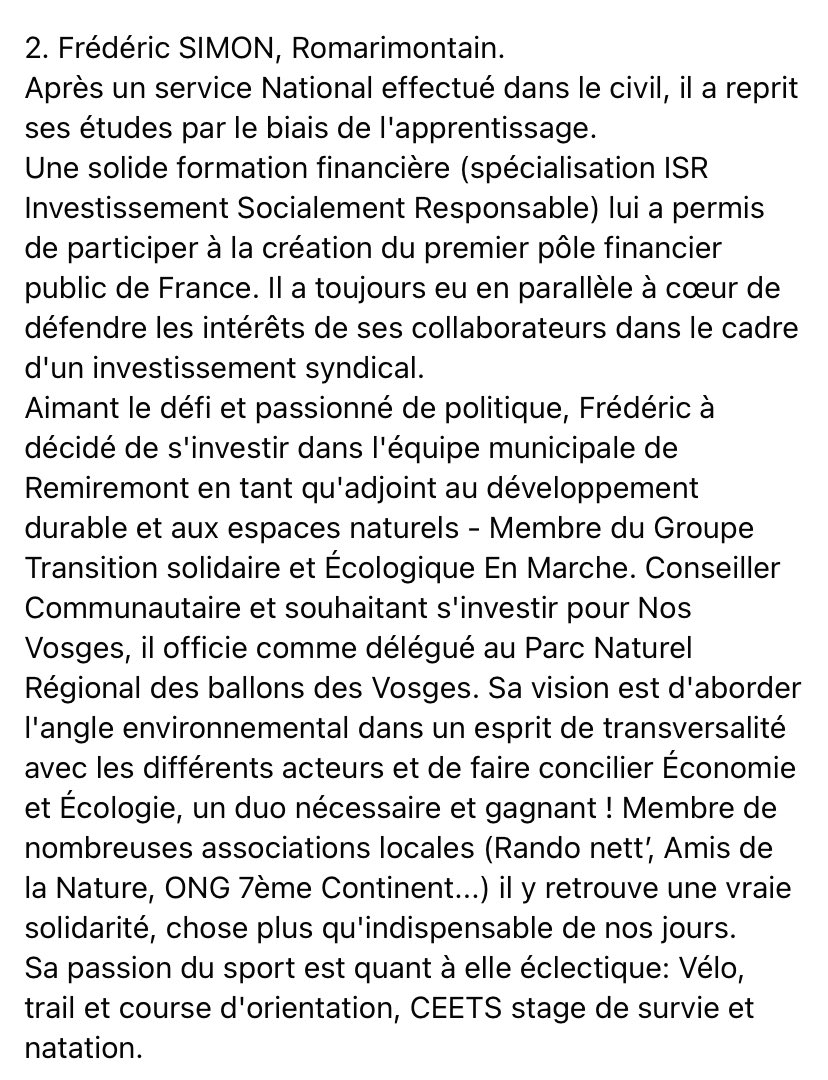 StphaniePOIRIE8's tweet photo. Découvrez davantage les personnalités qui nous accompagnent sur la liste « La Force Des Vosges » avec une présentation quotidienne : 
Un jour, un colistier : Frédéric SIMON                #vosges #LaForceDeNosTerritoires #klinkert21 https://t.co/EQisYJ3AHK