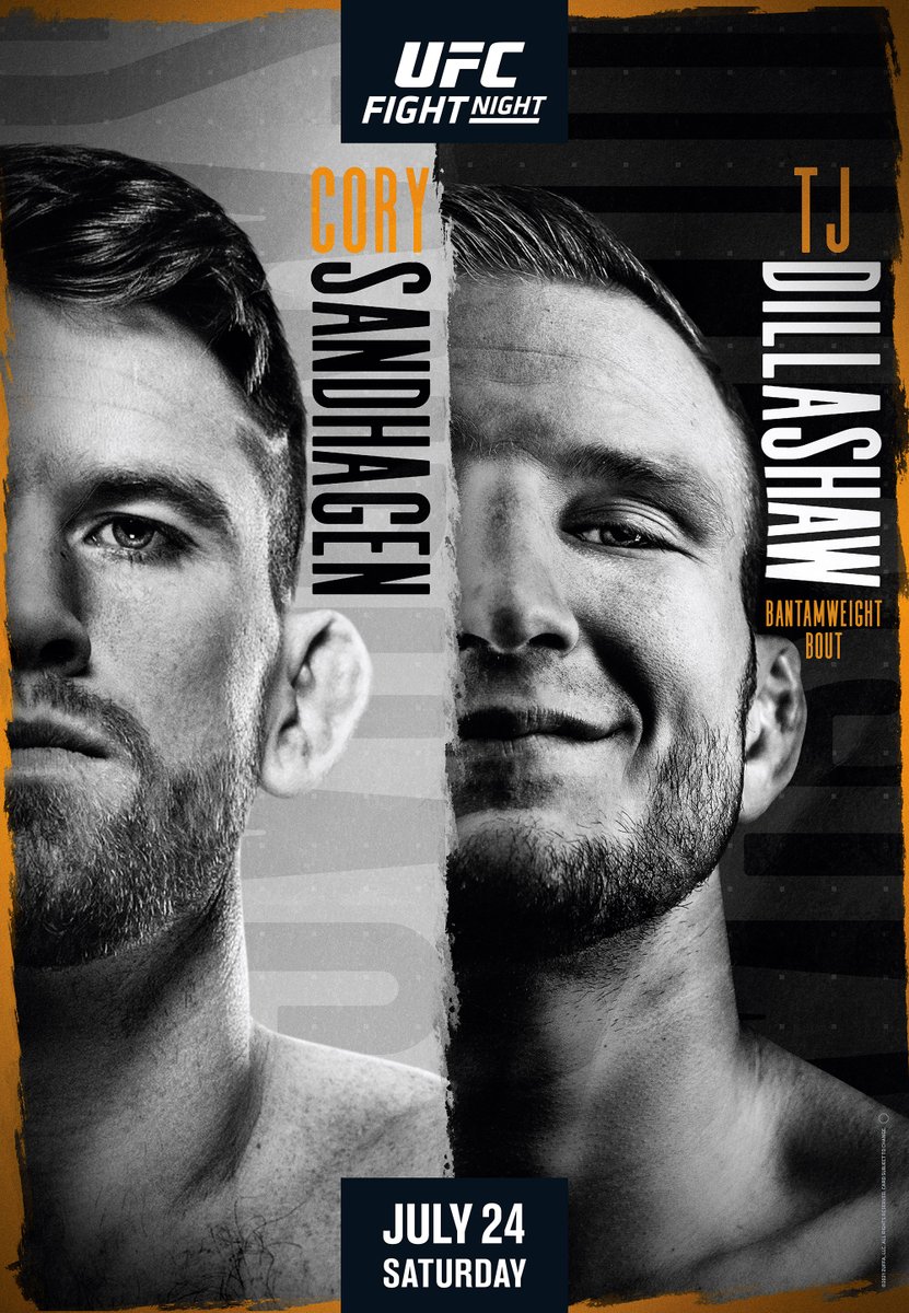 ufc's tweet photo. This one has fireworks written 𝘢𝘭𝘭 𝘰𝘷𝘦𝘳 𝘪𝘵 🧨 

🗓Mark your calendars. 

[ @CorySandhagen vs @TJDillashaw ] https://t.co/uSlccsc4f8