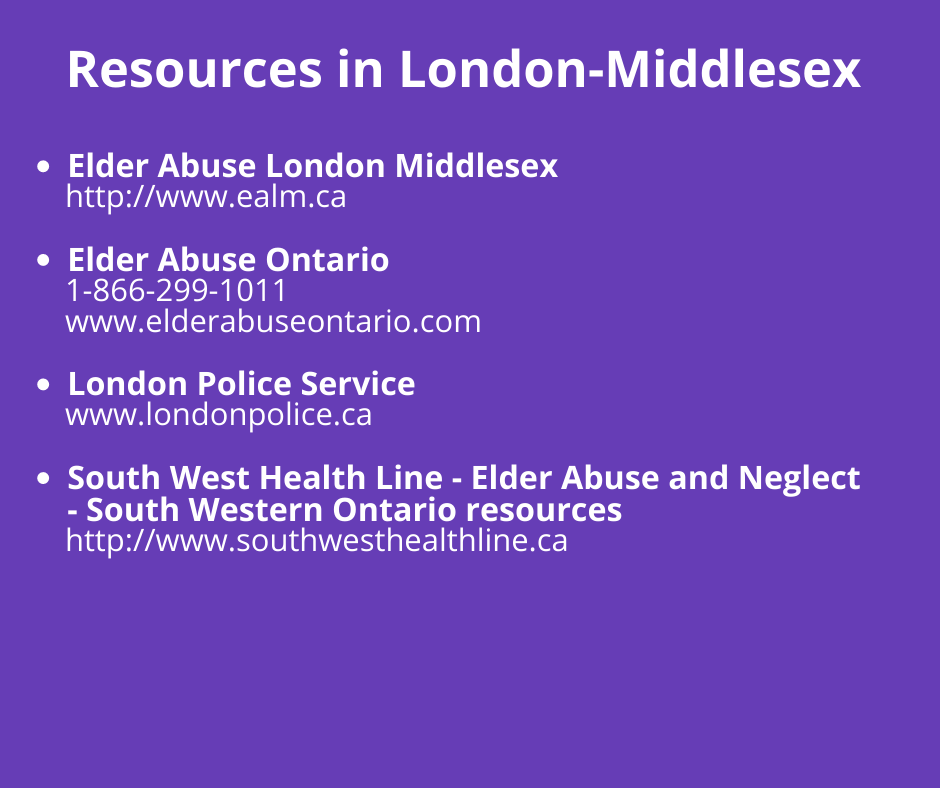 o55skills's tweet photo. June 15th is National Elder Abuse Awareness Day. It is encouraged to know the signs of elder abuse, and how to help. In most cases, it is close relatives and friends that are the abusers. Let’s raise awareness and protect our elderly.

#LondonOntario #WEAAD2021 #EndElderAbuse https://t.co/a9Bhdxyka2