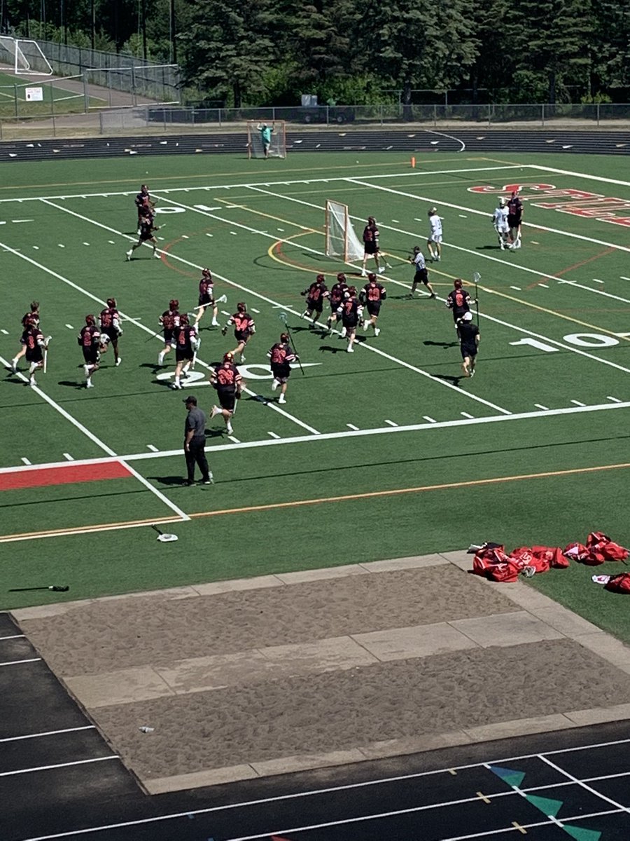 Panthers win 12-8!  <a href="/NorthLacrosse/">Lakeville North Lax</a> advances to the semi-finals and will face Prior Lake on Thursday...the winner of that game goes to the State Championship!  <a href="/LNHS_HypeSquad/">Lakeville North SuperFans</a>