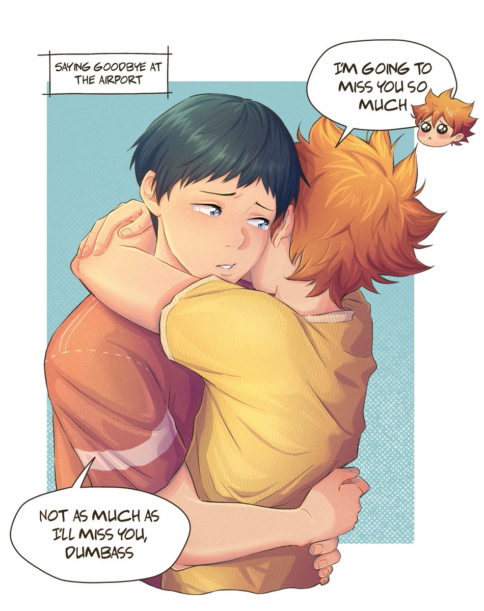 Being apart is so hard… but Hinata comes back stronger than ever and Kageyama is so proud… but the distance hurts and… yep, I'm crying 😭 