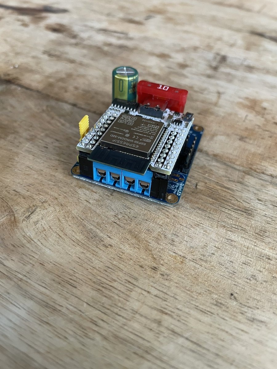 SDingemanse's tweet photo. Next project: #QuinLED WiFi controllable RGB LED controller/dimmer!
Now searching for some digitally addressable LED strips ๐
#HomeAutomation #CoolProjects #ESP32 #WLED https://t.co/nZj5nQGwtb