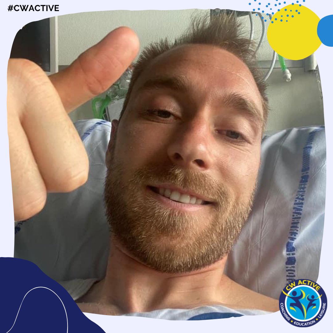The best picture you’ll see all week. ❤️ #ChristianEriksen #EURO2020