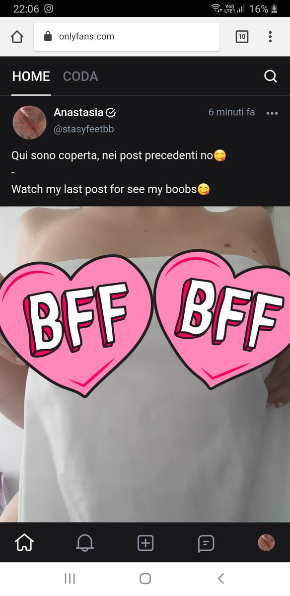 stasypied's tweet photo. Boobies out on my onlyfans free 
https://t.co/bQOnn9KsQX https://t.co/ZyNyRyTu4N