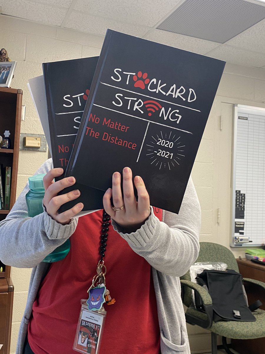 Hot off the press.  The Yearbook that will provide great reflection of this year…is here! #stockardstrong #Panthernation