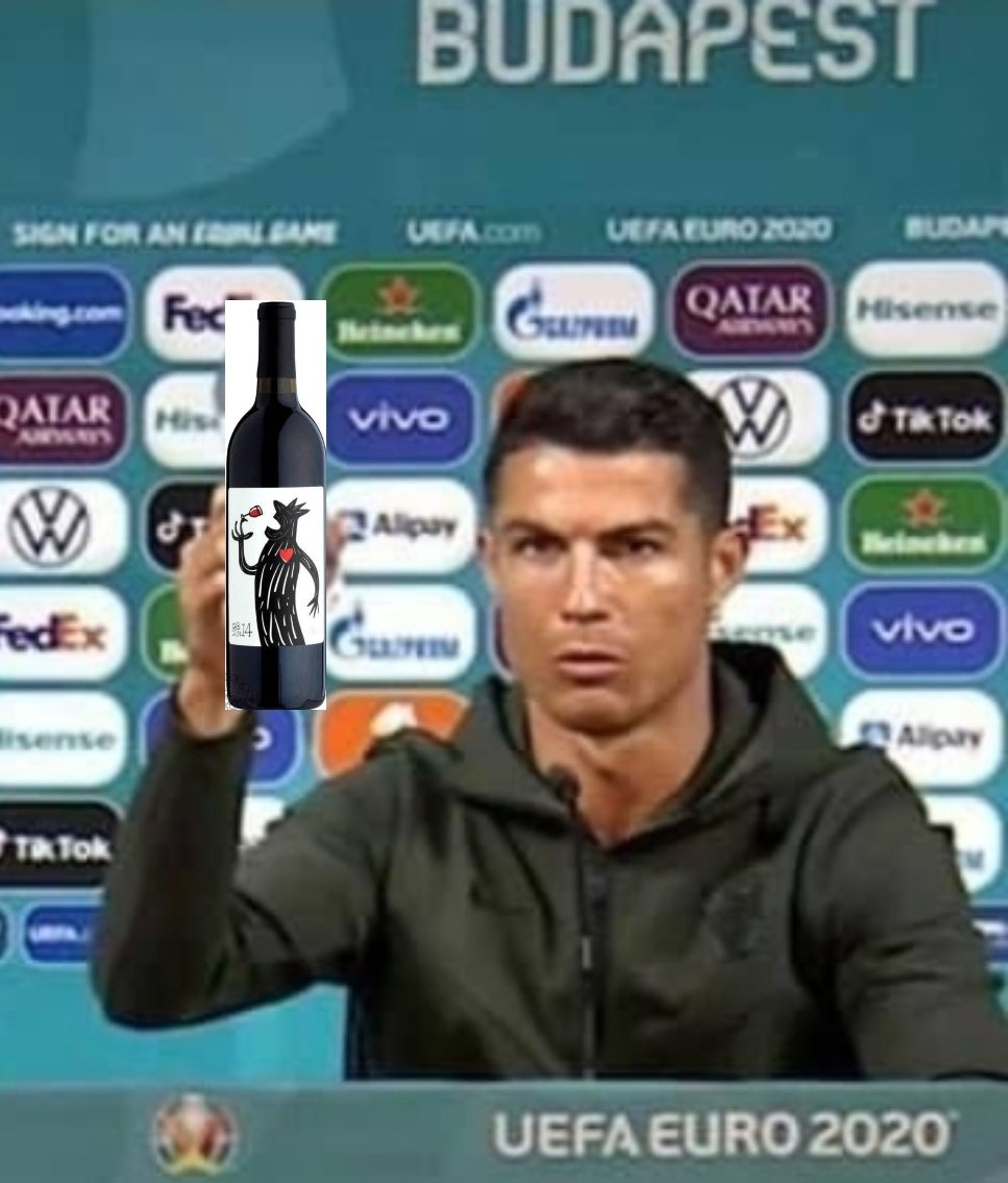 no beban Cocacola dice CR7