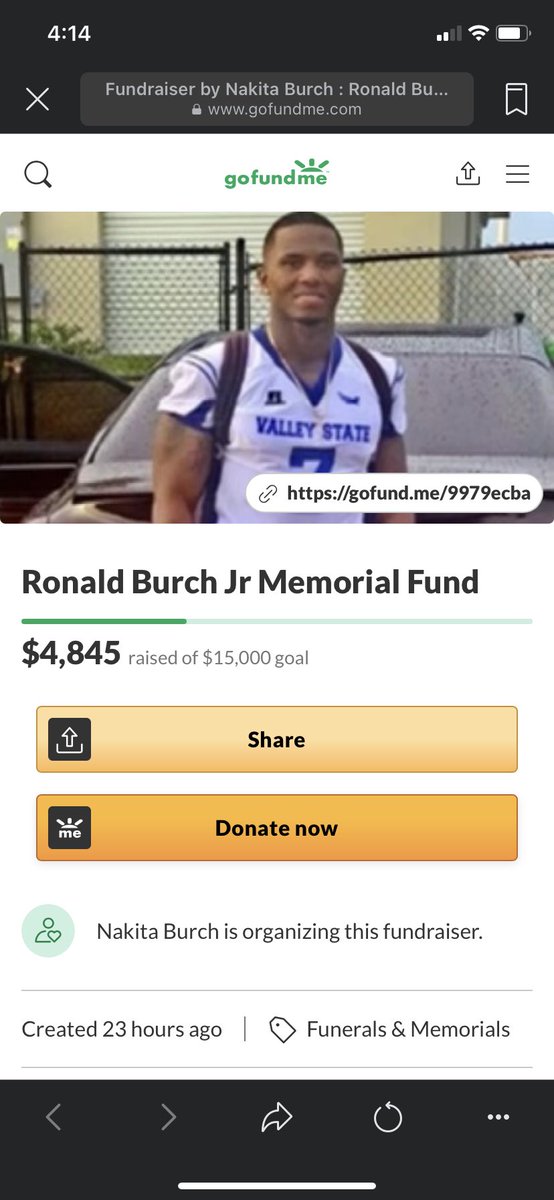 We lost a real solid person in our community. My brotha leaves behind a baby girl. Donate if you can but can you at least share this post please. #flyhighfat 

gofund.me/9979ecba