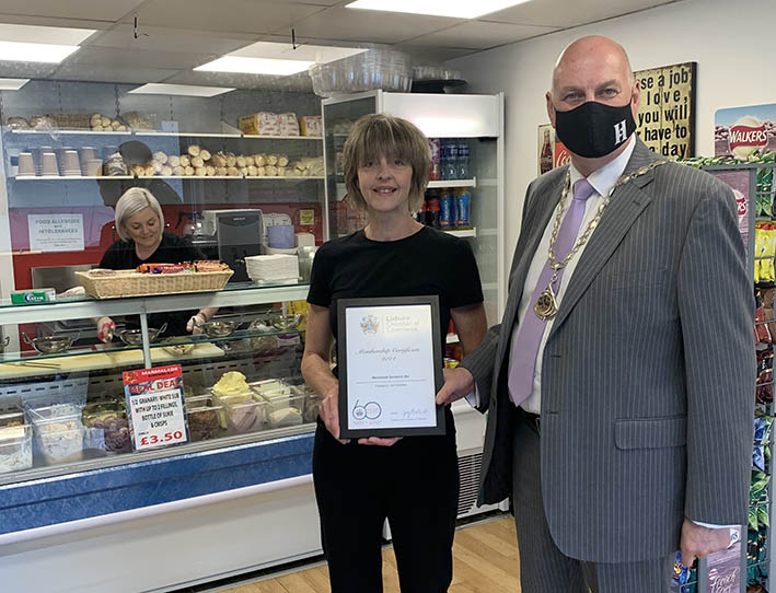 LisburnChamber's tweet photo. The wonderful Marmalade Sandwich Bar in McKeown Street is one of our new recruits to @LisburnChamber A big welcome to Michelle and her staff. #supportlocal #LisburnFirst https://t.co/XBCxH77RBA