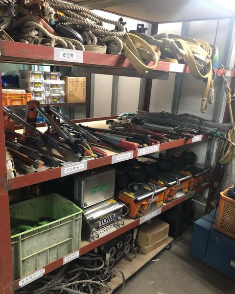 電設会社の倉庫整理