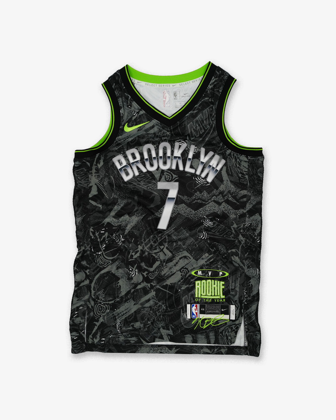 Men's Brooklyn Nets Kevin Durant Nike Black 2022 Select Series MVP