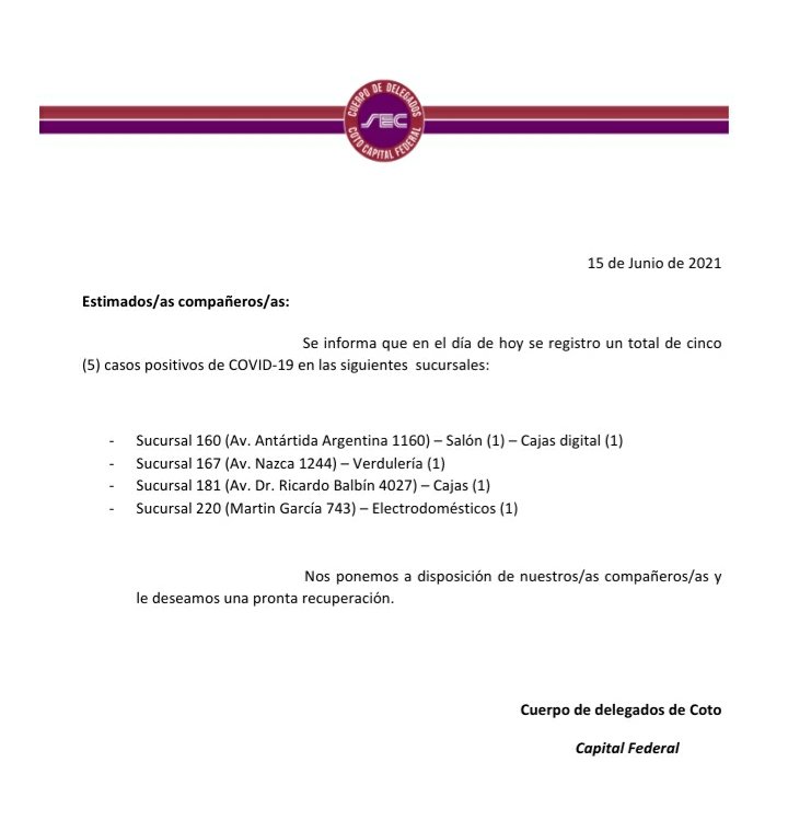 Cuerpo Delegados Coto (@delegadoscoto) on Twitter photo 