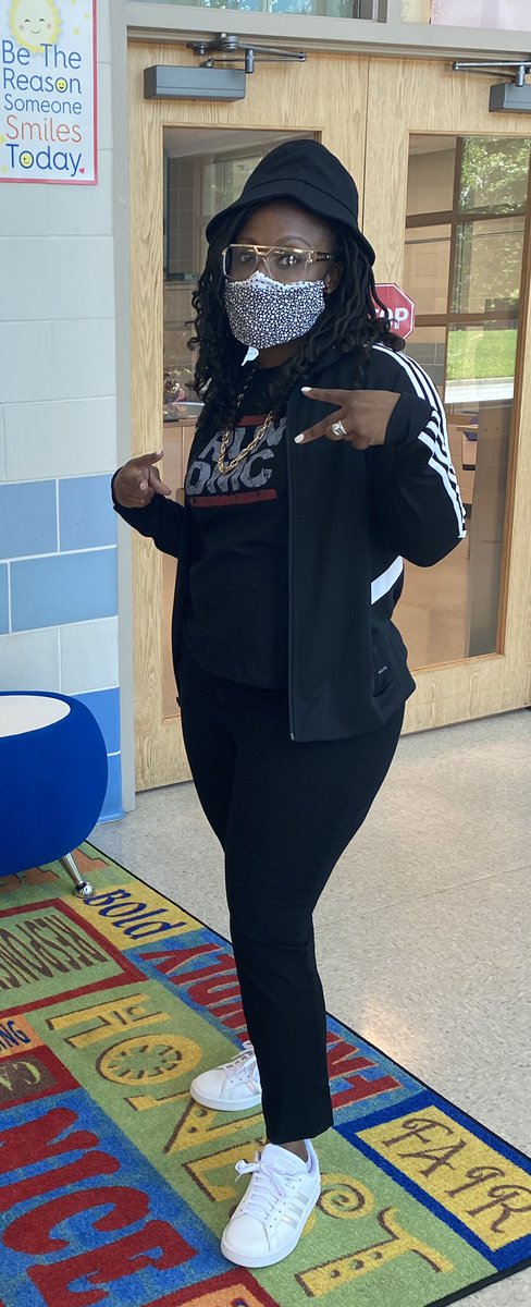 Today at school we dressed up from our favorite decade, and of course I chose the 80s.  The kids were so excited to see all the teachers joining in on the fun.  #leadwithurheart #macpride #principalfoster #illdoanythingformystudents #kidsdeserveit