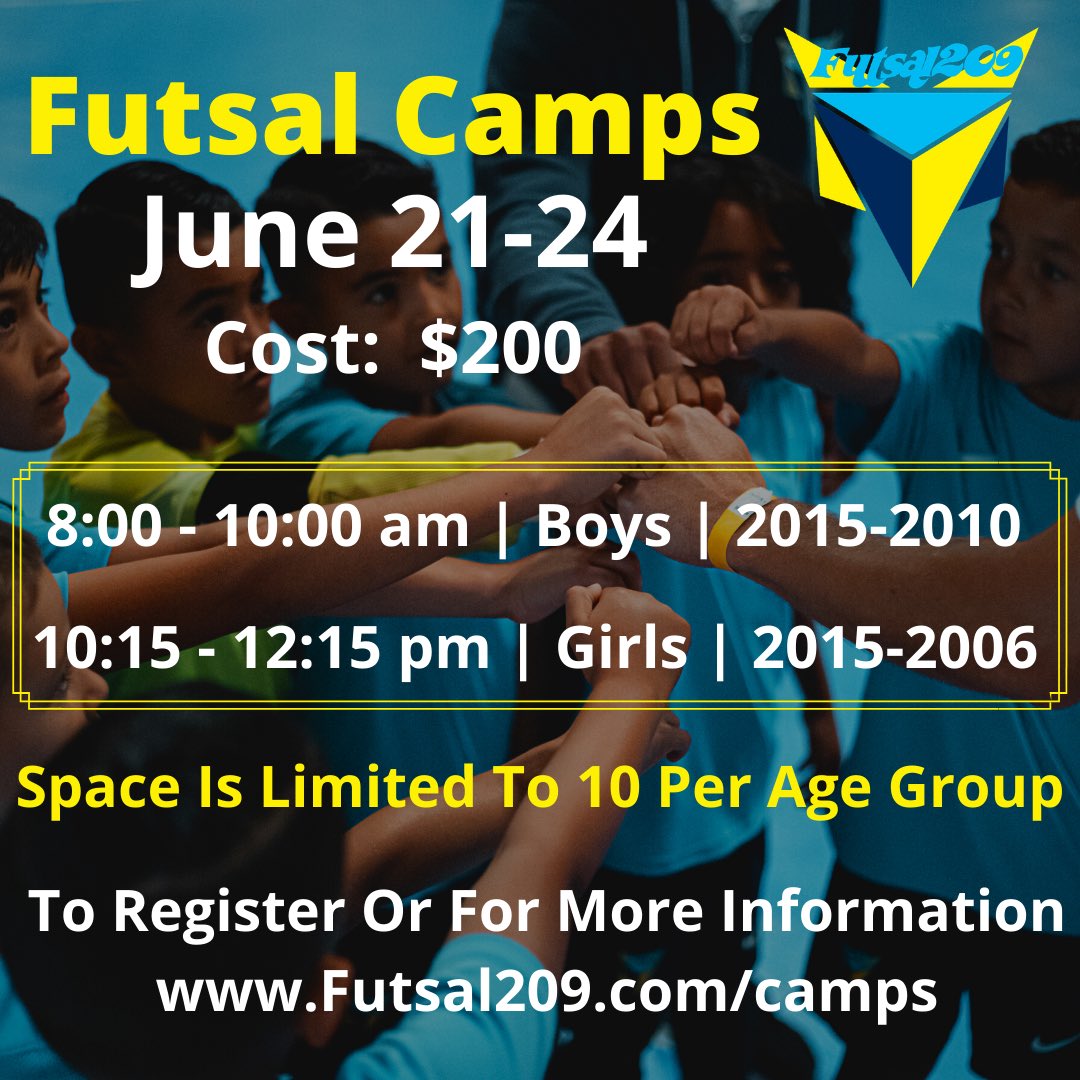 futsal209's tweet photo. Come train with us!  #FutsalMadeMe #BuildingBallers https://t.co/v19GQrdkhU