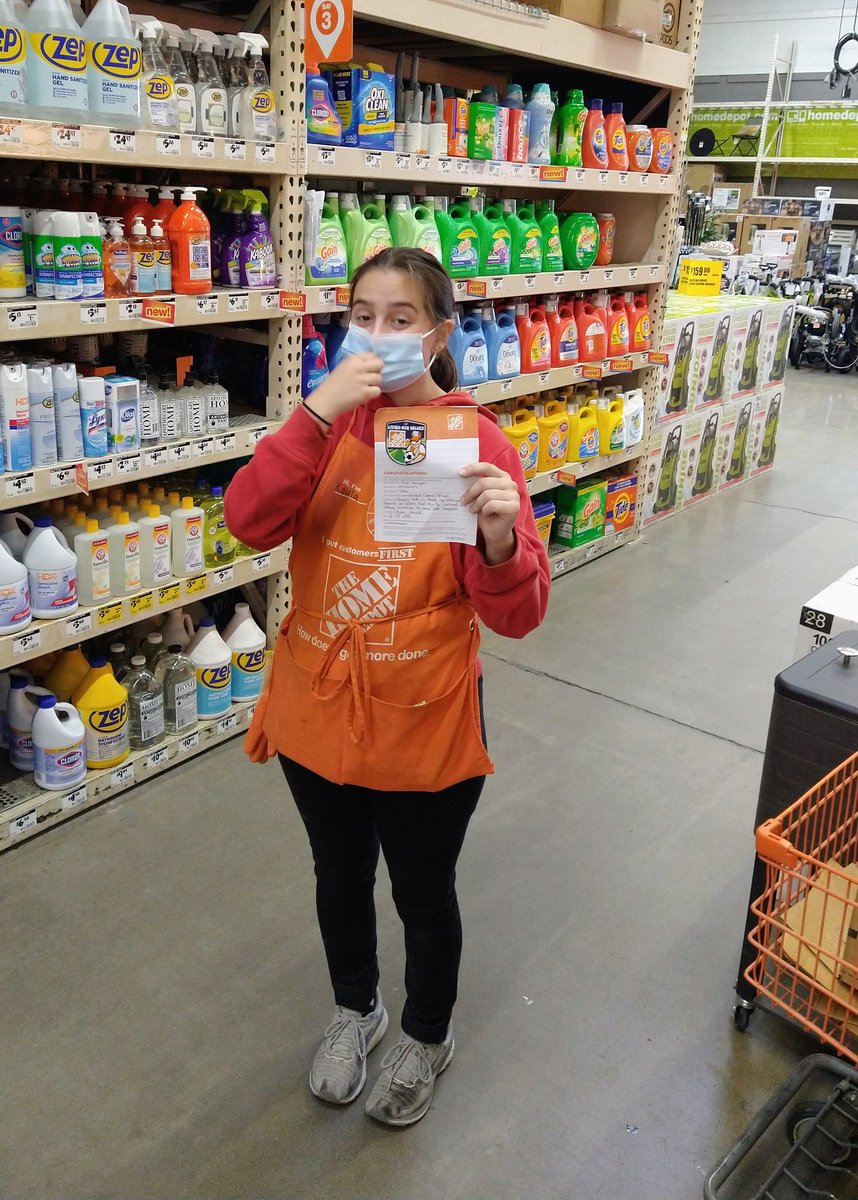 🎉🥳Kayla's first Homer 🥳🎉
for excellent customer service and creating shareholder value by keeping the garden department in stock recognizing products on mixed pallets and getting help to get the pallets down and the product on the shelf keep up the good work.
