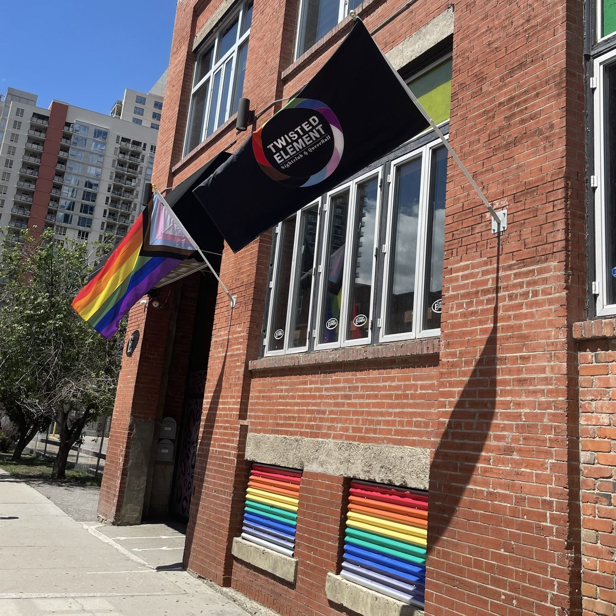 TwistedElement's tweet photo. Let your freak flag fly! #Pride365
#TwistedElement
#๐ณ๏ธโ๐ #๐ณ๏ธโโง๏ธ #PrideMonth #Pride #Progress #yycPride #yycDrag #LGBTQ #QueerSpace #yycNightlife #yycBars #yycEats #yycDrinks #yycLiving #yycNow #yyc #Calgary #Pride2021 #yycgay #NewFlag #reopening https://t.co/IpMKFunzOD