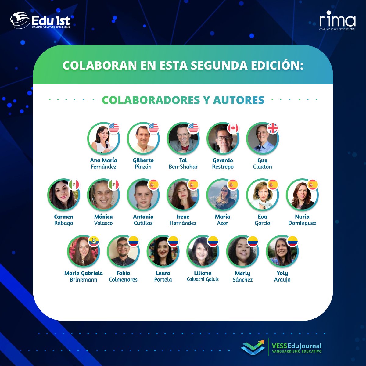 💡A partir de hoy, 15 de junio, sale en circulación la segunda edición digital del EduJournal-Vanguardismo Educativo (disponible para descarga gratuita). 

-Uno de los temas centrales es "Educar para Ser Humanos, Hoy"
🔗Enlace de descarga: edu1stvess.com/es/vessedujour…