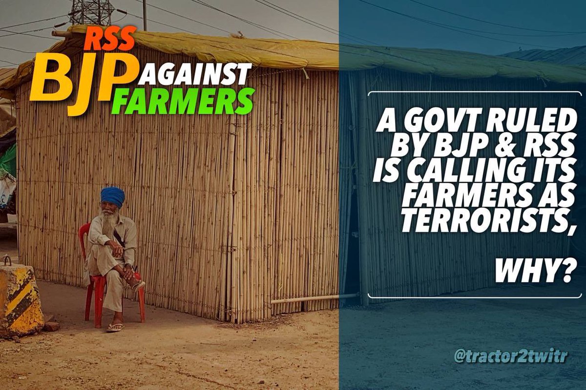 RT @iSimarJatt7: Keep supporting our farmers. Tweet retweet Farmers related posts. #BJP_RSS_AgainstFarmers https://t.co/1NX4Ep3pAT