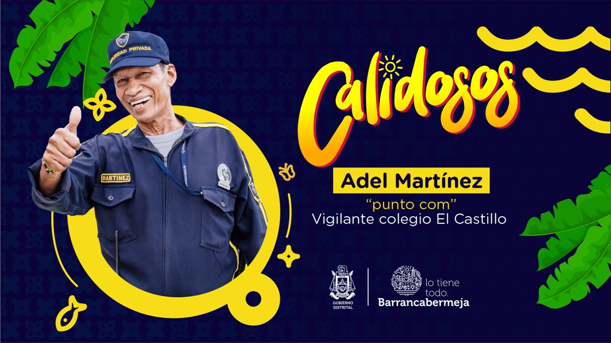 alcaldiabarranc's tweet photo. "Por años estuve alrededor de la Alcaldía viendo los gobiernos pasar. Solo veían en mí un cuida carros, pero siempre supe que gracias a mis capacidades podía hacer más por mi ciudad. ¡Hoy mi historia cambió! Me dieron la oportunidad de ser vigilante de la Escuela del Castillo https://t.co/z1BQQOBKGk