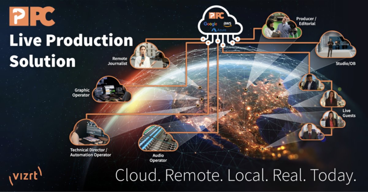 vizrt's tweet photo. Don’t miss the Vizrt Production Control cloud-first, NDI®-native webinar with customer case study, and get the opportunity to have your questions answered during our live Q&amp;A with Vizrt experts! June 22 @ 1:00 pm EST

Register here: https://t.co/RcpyTsAVxB

#Vizrt #SDVS #NDI https://t.co/FJ8nR7Osdi