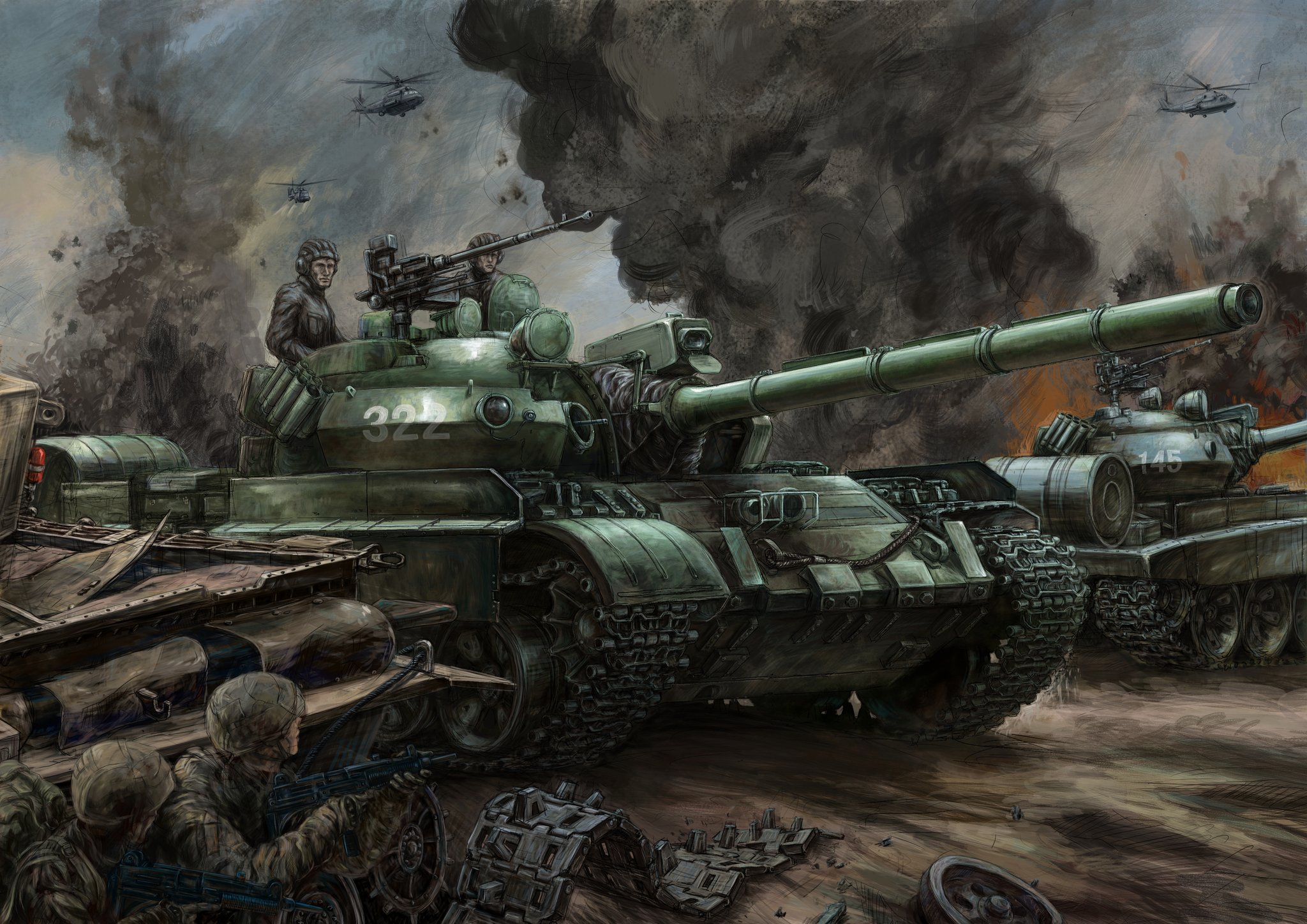 残弾ゼロとな ロシア中戦車t 55am描きました 戦車 絵描きさんと繫がりたい イラスト好きな人と繋がりたい T Co Cwktheilzl Twitter