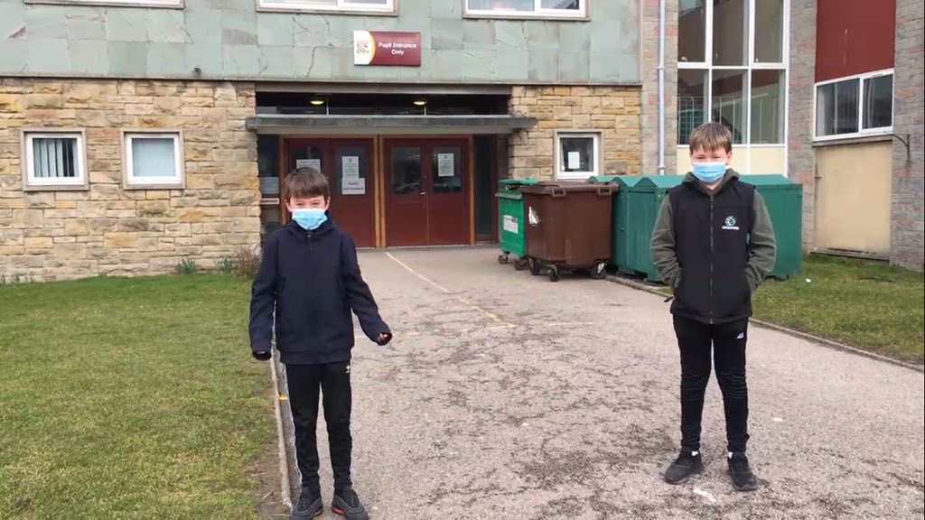 MrsLJex's tweet photo. A big thank you to Liam, Lewie, Rachel, Hilary, Casey, Amy and Angel for your virtual tours of KGS for our P7 pupils. If you want to see them go to your P7 house group on Teams. https://t.co/QKbUzHwI0x