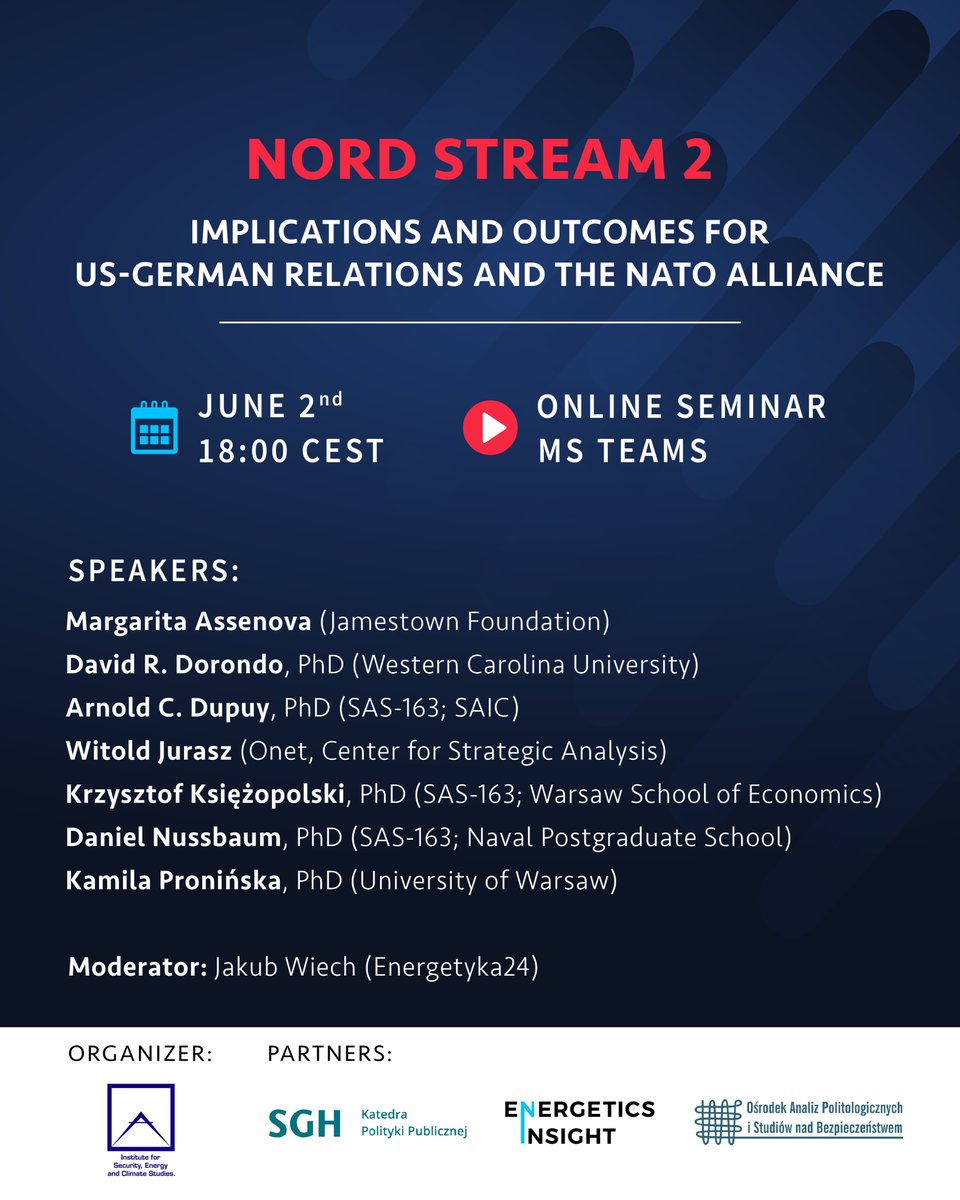 ISECS_PL's tweet photo. @maria_shagina @marcallgower #Putin and #Biden new Yalta conference? See the seminar "Nord Stream 2: Implications and Outcomes for US-German Relations and the NATO Alliance"  and answer this question https://t.co/fZ6TiC6l0p… https://t.co/3nEd6Su08l