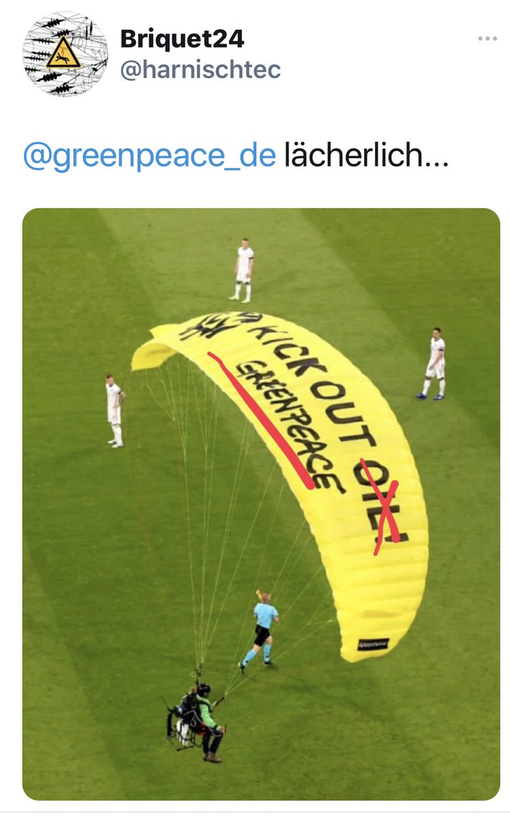 #greenpeace lächerlich...😡
