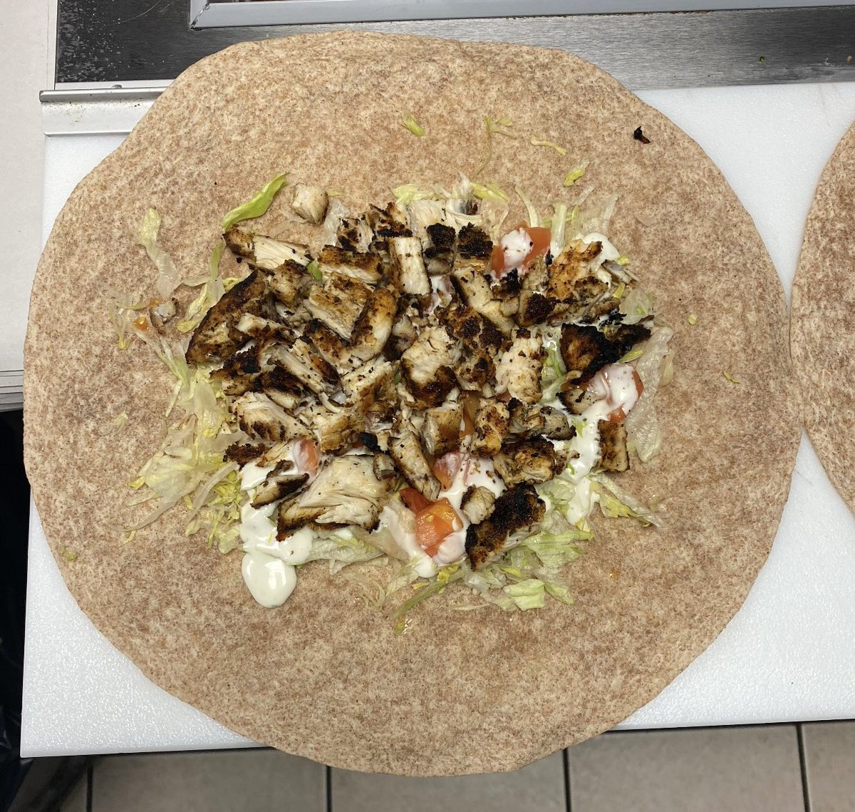 SlicePizzeriaNJ's tweet photo. Give us a call tonight and try one of our delicious wraps like the blackened chicken with ranch, the spicy buffalo chicken wrap, the grilled veggie wrap, and many more options all served with a side of french fries! 

856-546-0949 https://t.co/k75ofsCgx3