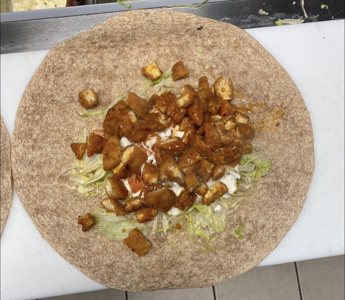 SlicePizzeriaNJ's tweet photo. Give us a call tonight and try one of our delicious wraps like the blackened chicken with ranch, the spicy buffalo chicken wrap, the grilled veggie wrap, and many more options all served with a side of french fries! 

856-546-0949 https://t.co/k75ofsCgx3