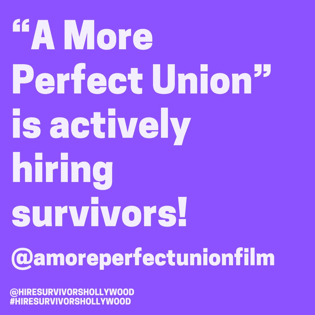 SarahAnnMasse's tweet photo. Please share this post far and wide so as many #survivors see this opportunity as possible &amp; so that other #filmmakers, #producers, #studios, &amp; #networks follow @AMPUFilm’s lead to become leaders when it comes to the #inclusion of survivors in #Hollywood.
https://t.co/sR7ynVmWf9 https://t.co/lK1m26jLT7