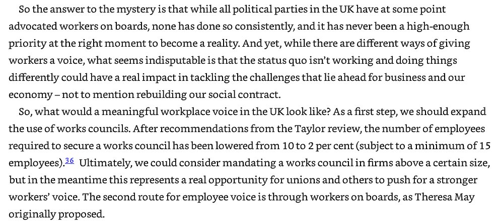 WorkerDirectors's tweet image. Great to read @Ed_Miliband&apos;s thoughts on #codetermination in his new book, &quot;Go Big&quot;...