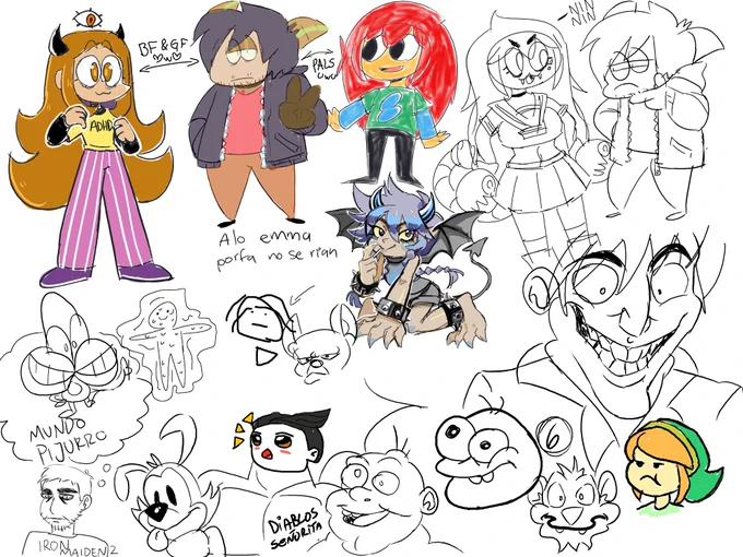 Drawpile with @Emmanomia23 @ARON_WAVE @Rubbersoul333 @99Benek 