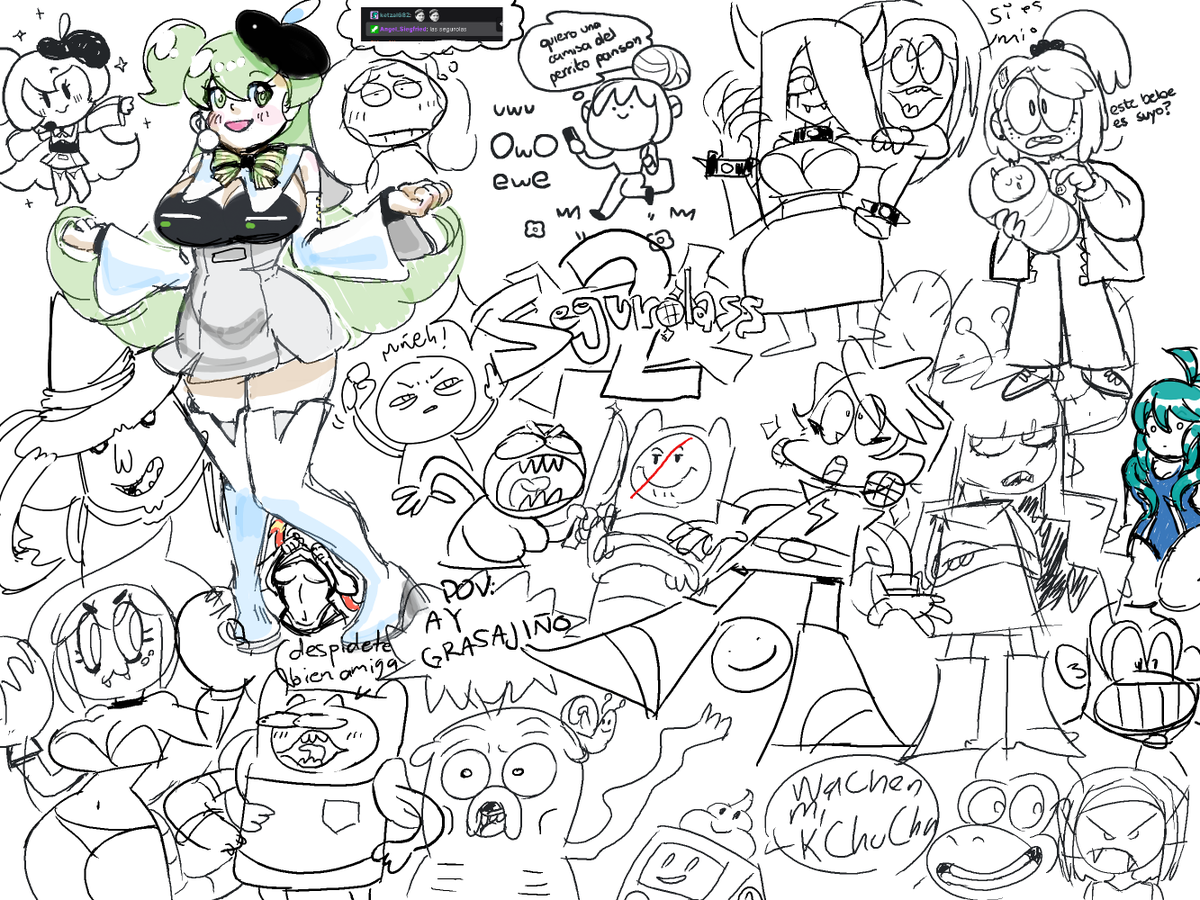 Drawpile with @Emmanomia23 @ARON_WAVE @Rubbersoul333 @99Benek 