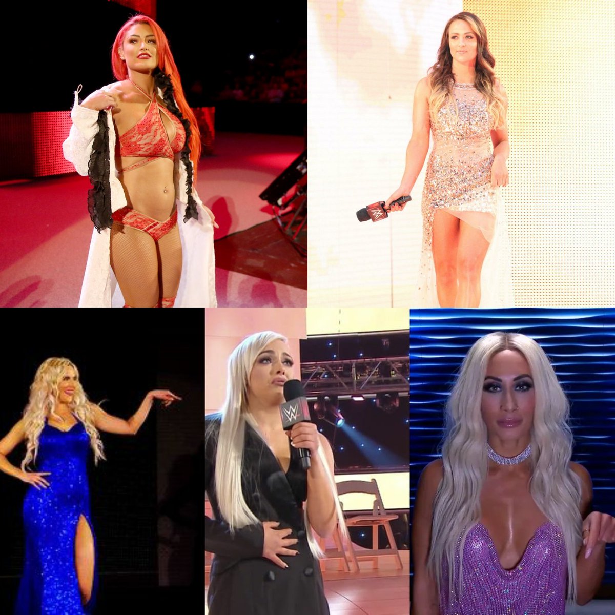 MOWNews's tweet photo. Is this gimmick the most tried and failed in #WWE ?
A female superstar, with a classy boujee attitude, who promises to make their debut and it gets dragged out forever!
It's started with #EvaMarie then #Emma / #Emmalina , #Lana , #LivMorgan , #Carmella and now back to Eva Marie https://t.co/uGEvJpEqnB