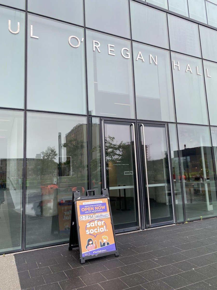 Swung by the pop up COVID-19 testing site at Halifax Public Library.  No line and results before I got home. As case counts come down I still plan to do my part with weekly testing.  #COVID19NS #halifaxlibrary #springgardenroad