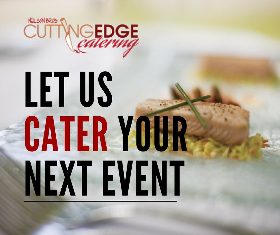 NBCuttingEdge's tweet photo. Whether it is a wedding, a corporate event, or a backyard BBQ. Nelson Bros. Cutting Edge Catering is the "obvious choice". It takes passion and creativity to make any event special and we have it. See the difference Cutting Edge can provide you for your next event. https://t.co/B1tCRmjaoV