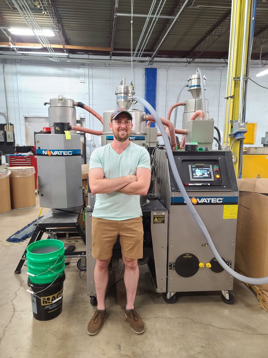 3D_Fuel's tweet photo. We're increasing our capacity by just a teensy bit.

Drying resin prior to extrusion is critical to manufacturing consistent, high quality #3dprinting filament - these resin dryers ensure that can happen.

#manufacturing #madeinusa https://t.co/gbcUvqeb6E