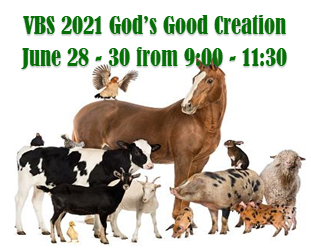 VBS is back in person, Monday, June 28 - Wednesday, June 30, spots still available conta.cc/2SB6yKS