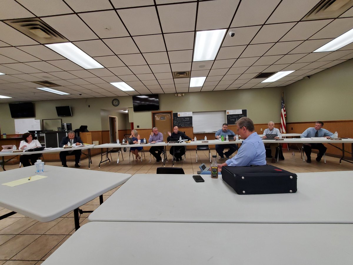 Two days, two maskless meetings. #OldForge Borough Council is interviewing candidates to replace former Council President Bob Semenza, who pleaded guilty to bribery in federal court this morning. Semenza resigned last month as part of his plea deal.