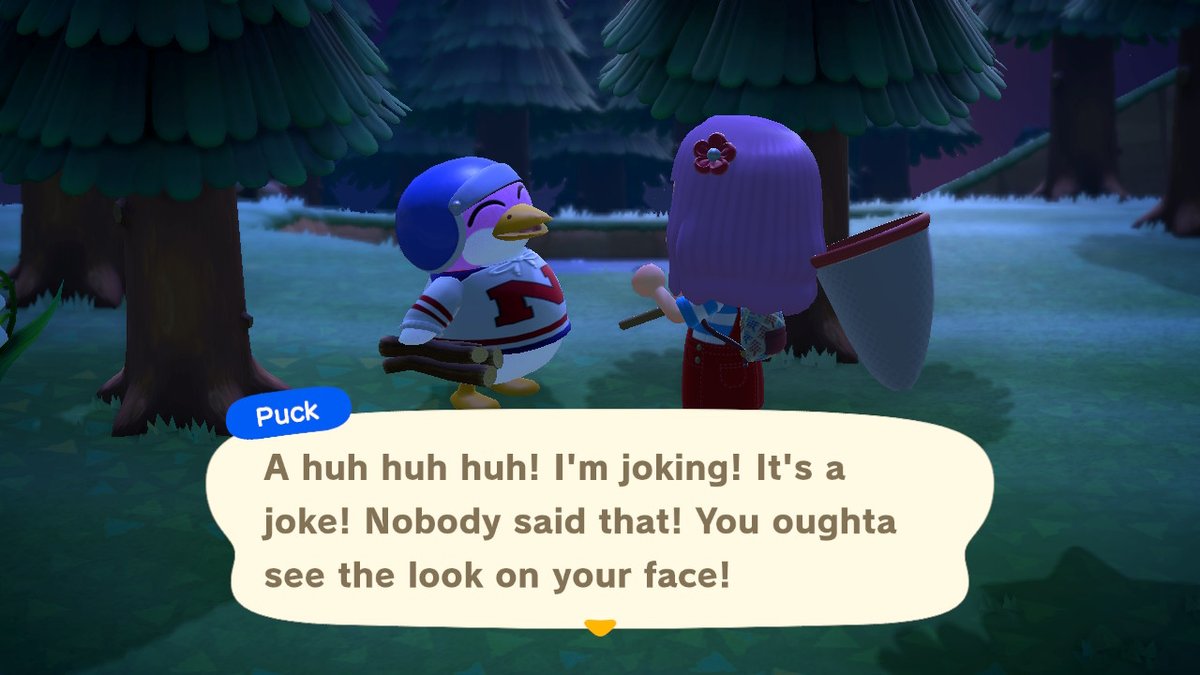 I think Puck may be having an existential crisis... #AnimalCrossing #ACNH #NintendoSwitch