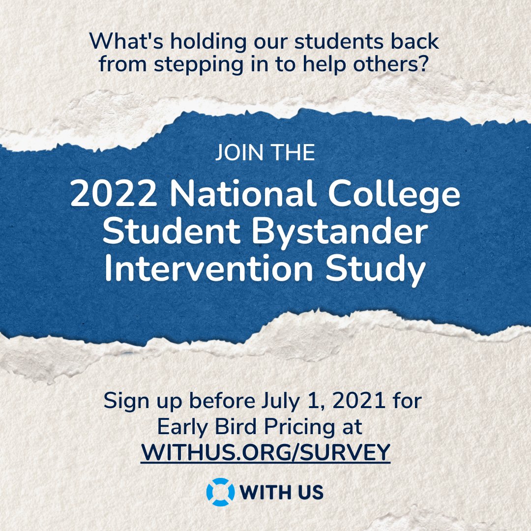 WITH US Center for Bystander Intervention tweet media