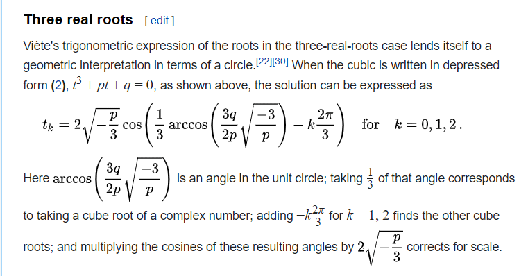 Reduction To Depressed Cubic : Cubic Equation Calculator – MIDF