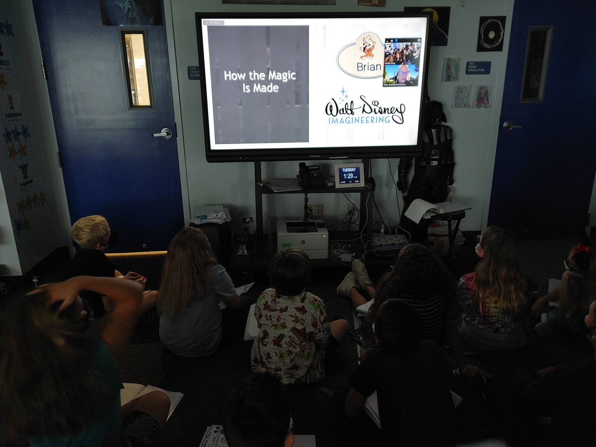 MsKinghasClass's tweet image. Thank you so much @BrainstormInst for talking with us today! Our #jediacademy has officially become #imagineersintraining