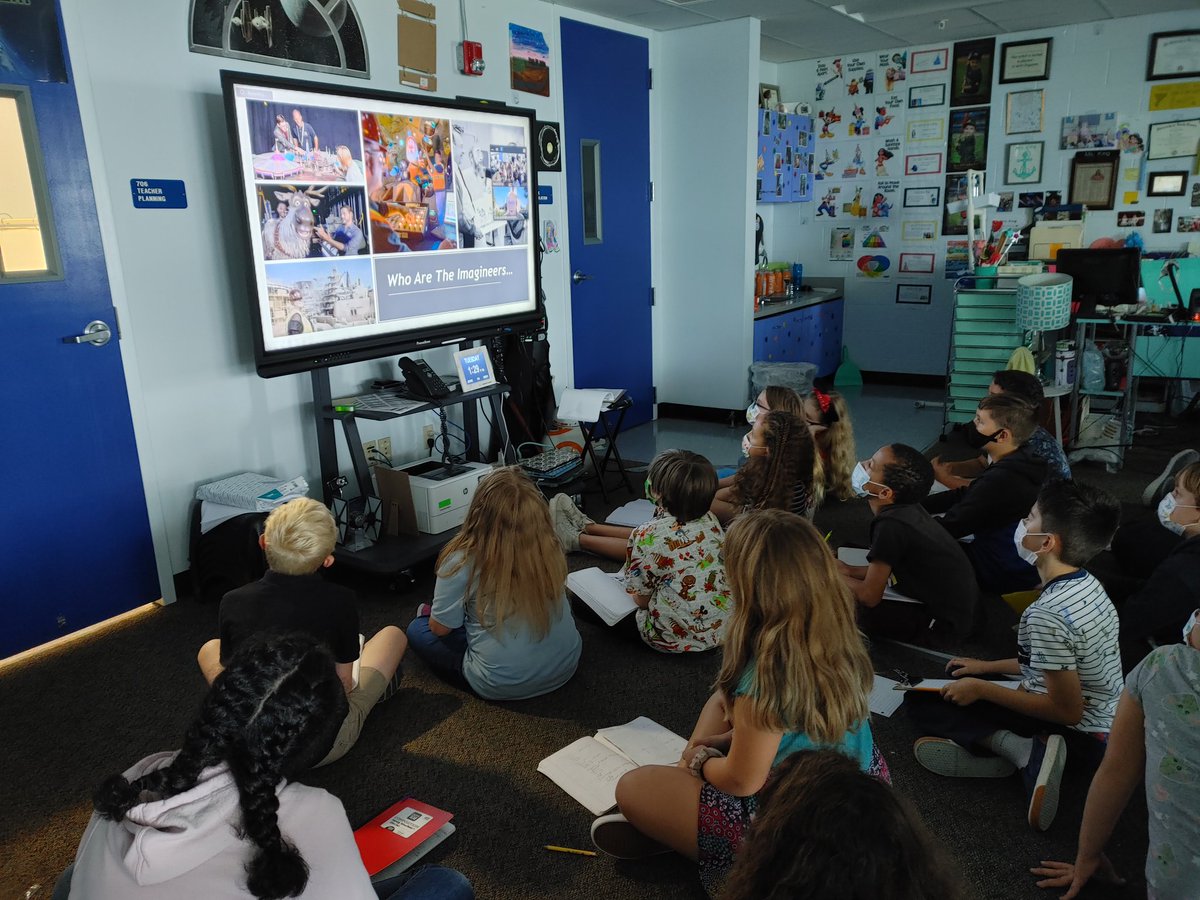 MsKinghasClass's tweet image. Thank you so much @BrainstormInst for talking with us today! Our #jediacademy has officially become #imagineersintraining