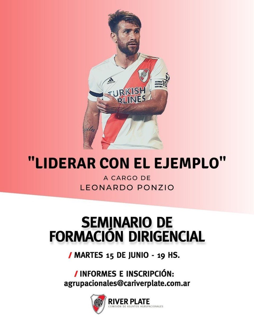 agrupcarp's tweet photo. Ya comenzamos con un nuevo Seminario de Formación Dirigencial, “Liderazgo con el ejemplo”, a cargo de nuestro capitán @LeoPonzio_ok .
Gran cantidad de socios acompañando esta propuesta. https://t.co/YduTaQtM4t