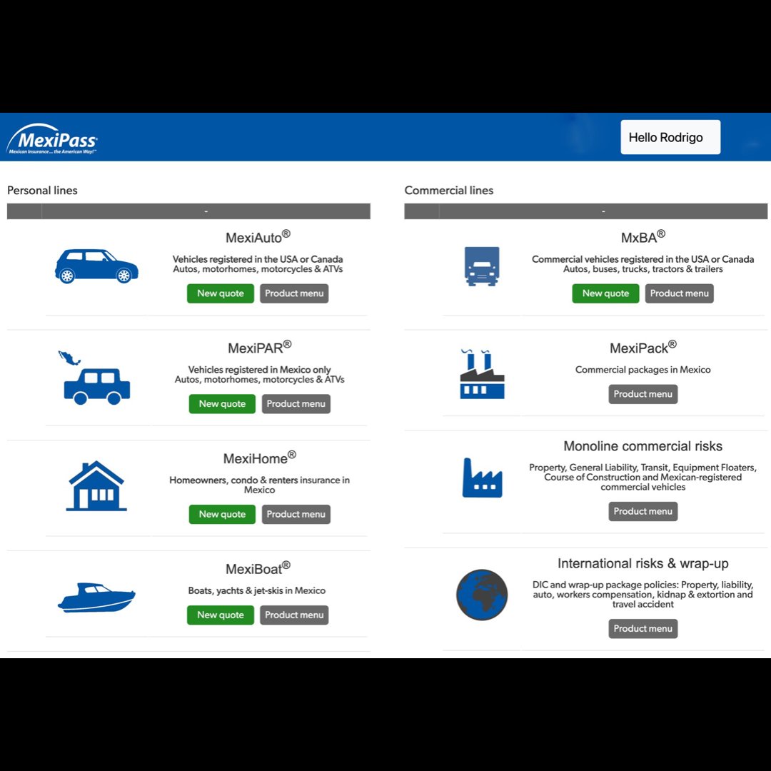 RodBarajas's tweet image. We can now help with insurance for your Auto, Home, Boat, and even Commercial risks in Mexico!

We've partnered with MexiPass, and here is the easy link for you to get your free, no-obligation quote!

s.ripl.com/ngn5ip

#MexiPass #MexicoAutoInsurance #BarajasInsurance