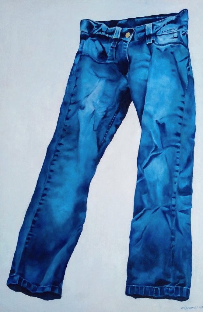 LadybugX20's tweet photo. "My favs" "お気に入り"
Oil on canvas 24"x36" 
(61x91cm) 2021 

@LadybugX20 #artwork #oilpainting #denim #bluejeans #artontwitter #油絵作品 #アート作品 #デニム #ジーンズ #藍色 #インディゴブルー https://t.co/WH9KdV6ewu