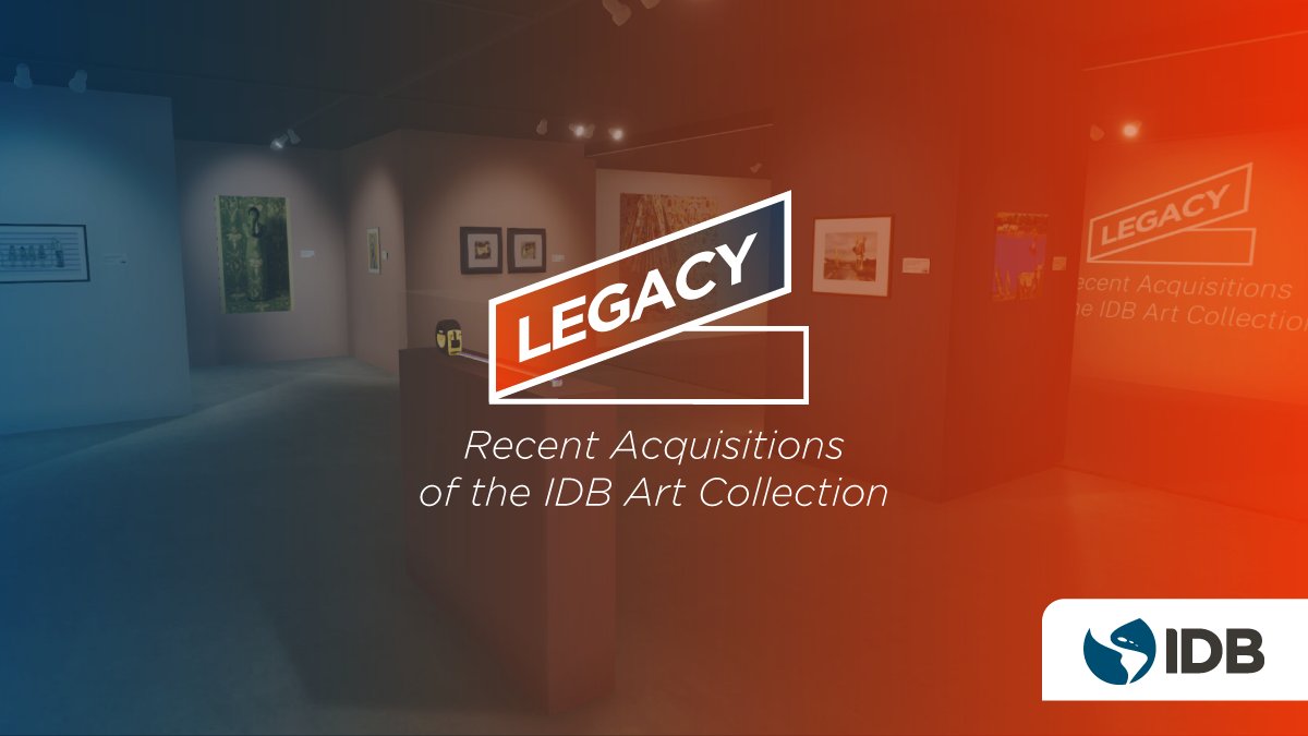 Check out IDB's new online exhibition Legacy: Recent Acquisitions of the IDB Art collection
iadb.org/en/exhibitions…
Through exploring the virtual exhibition learn about the issues that are important to the development bank, and the areas of work IDB are a part of.
<a href="/MaroniJulieta/">Julieta Maroni</a>