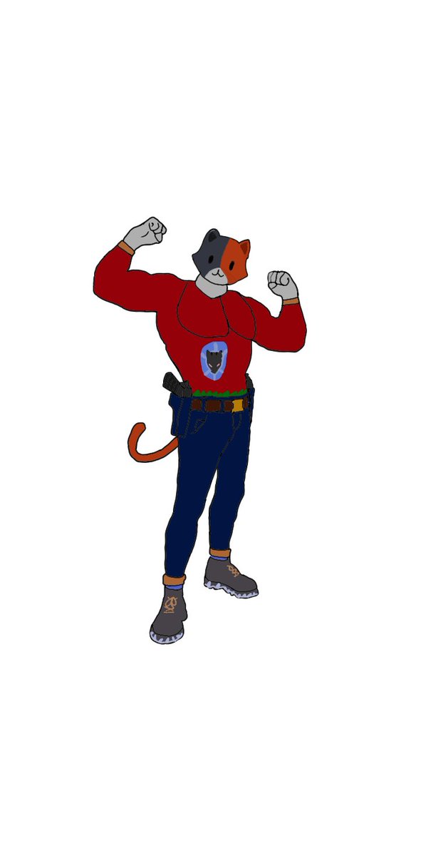 RaptorJw's tweet photo. Ugly sweater meowscles #ConceptRoyaleContest https://t.co/ZDAVROBUHl